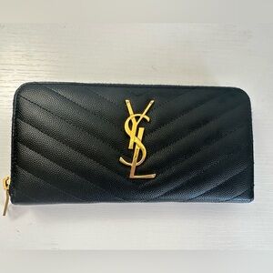 YSL monogram wallet